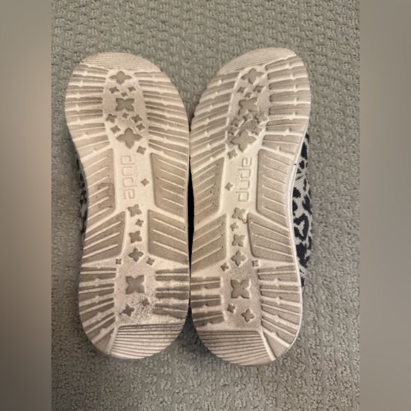 Hey Dude Misty Woven Cheetah Grey Womens Slip Ons Lightweight City Walk - Picture 7 of 8